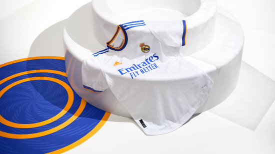 The new Real Madrid football jersey